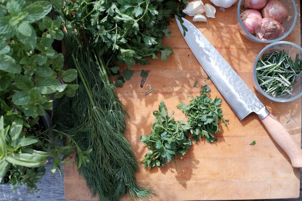 Growing herbs indoors