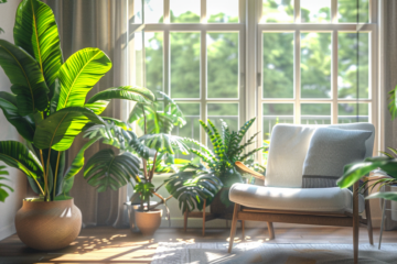 Air purifying house plants